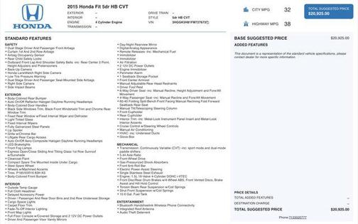 2015 Honda Fit EX