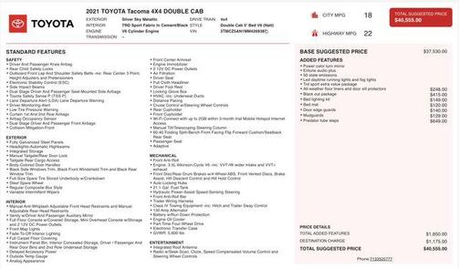 2021 Toyota Tacoma TRD Off Road
