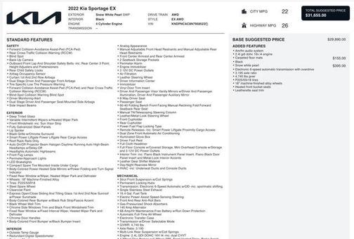 2022 Kia Sportage EX