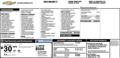 2023 Chevrolet Malibu FWD 1LT