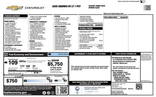 2025 Chevrolet Equinox EV LT