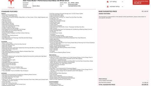 2024 Tesla Model Y Performance Dual Motor All-Wheel Drive