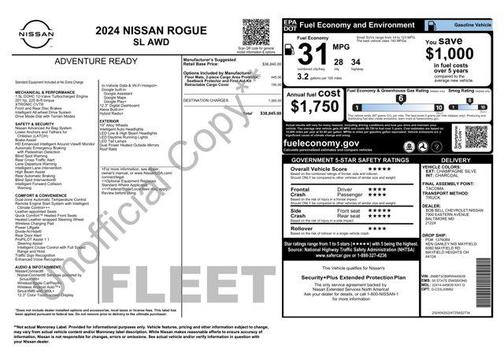 Champagne Silver Metallic 2024 Nissan Rogue SL