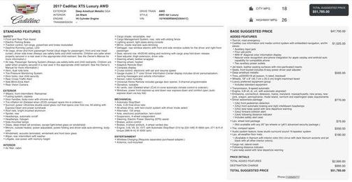 2017 Cadillac XT5 Luxury