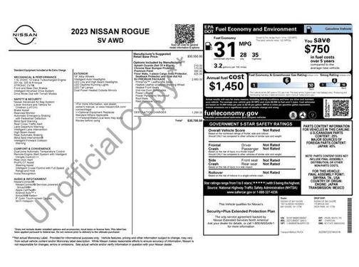 2023 Nissan Rogue SV