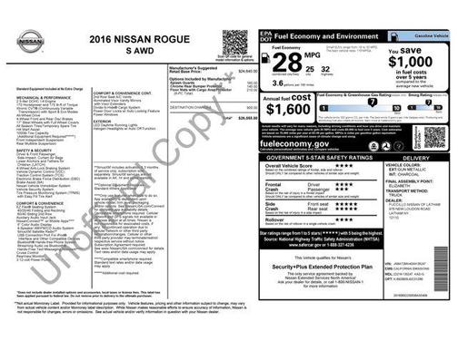 2016 Nissan Rogue S