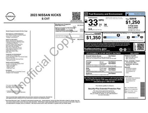 2023 Nissan Kicks S
