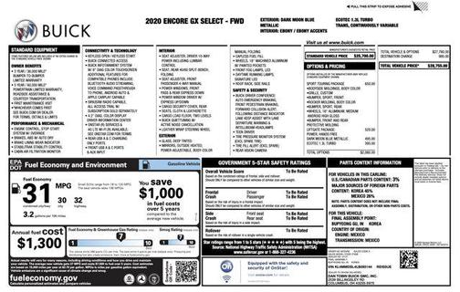 2020 Buick Encore GX Select