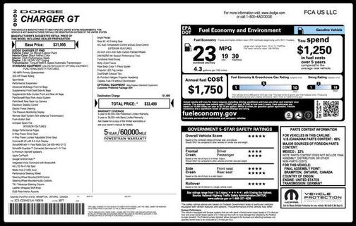 2020 Dodge Charger GT