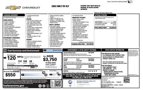 2022 Chevrolet Bolt EV FWD 2LT