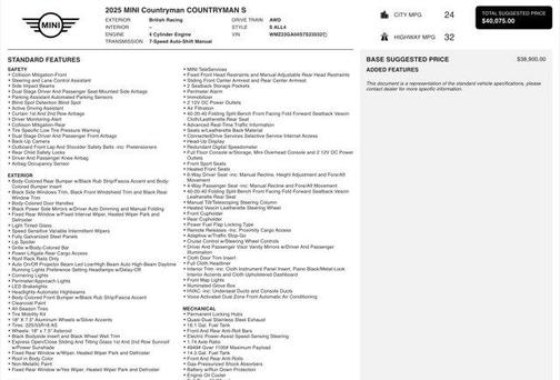 2025 MINI Countryman Cooper S ALL4