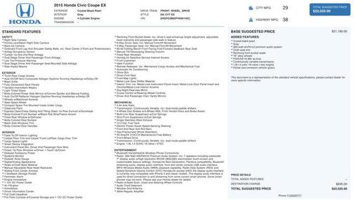 2015 Honda Civic EX