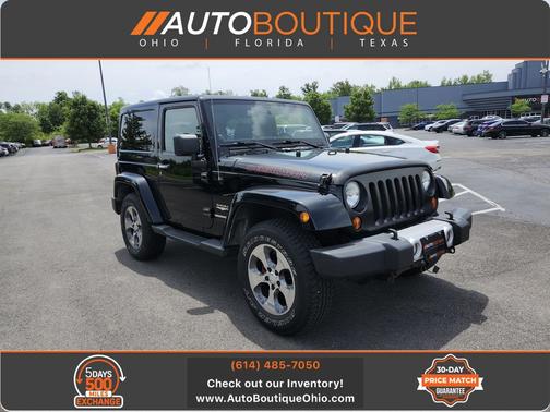 Black Clearcoat 2012 Jeep Wrangler Sahara