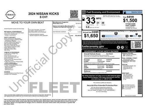 2024 Nissan Kicks S