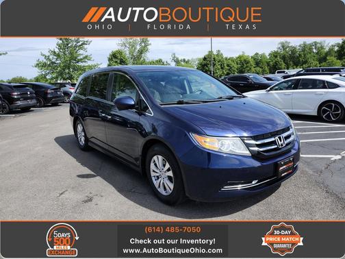 Blue 2014 Honda Odyssey EX