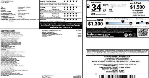 Electric Shadow 2023 Hyundai ELANTRA SEL