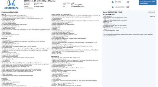 2023 Honda CR-V Hybrid Sport Touring AWD