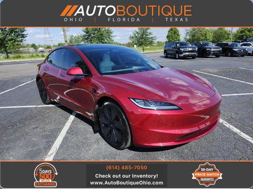 Ultra Red 2024 Tesla Model 3 Long Range