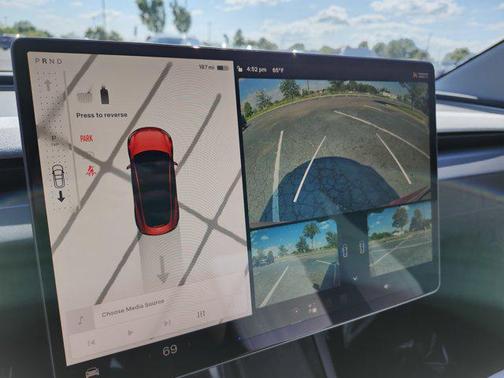 Ultra Red 2024 Tesla Model 3 Long Range