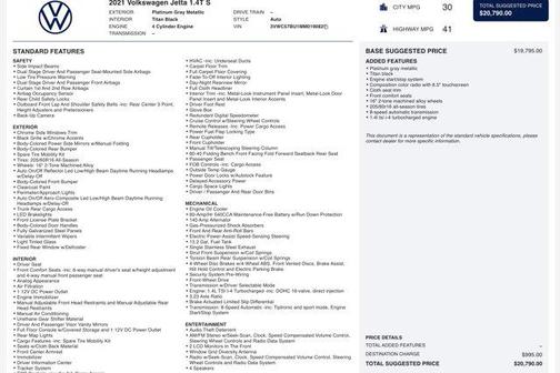 2021 Volkswagen Jetta 1.4T S