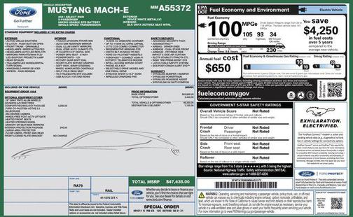 2021 Ford Mustang Mach-E Select
