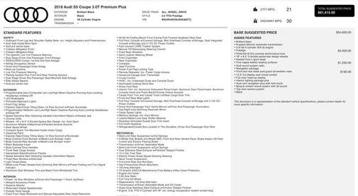 2018 Audi S5 3.0T Prestige