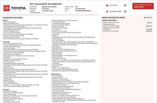 2017 Toyota RAV4 XLE