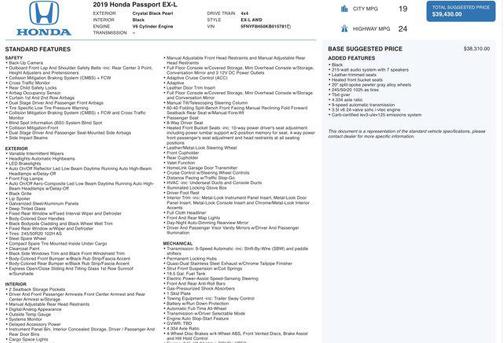 2019 Honda Passport EX-L