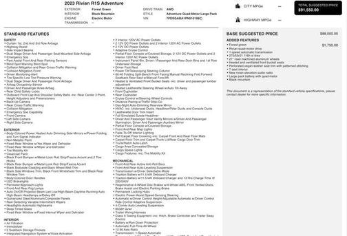 2023 Rivian R1S Adventure