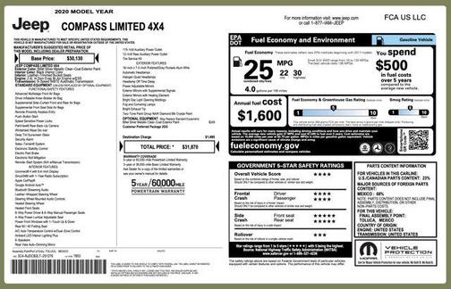 2020 Jeep Compass Limited