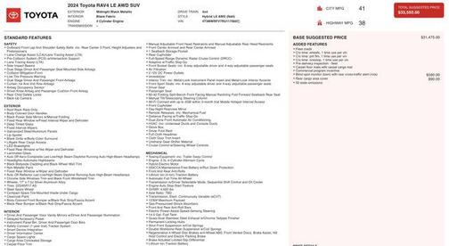 2024 Toyota RAV4 Hybrid SE