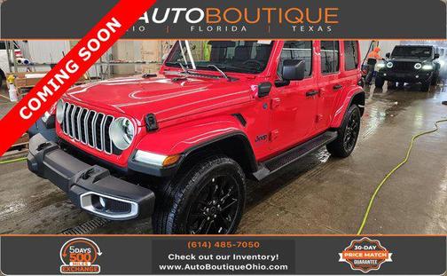 Firecracker Red Clearcoat 2025 Jeep Wrangler 4xe Sahara
