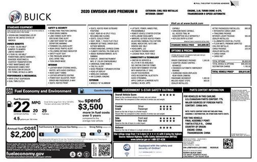 2020 Buick Envision AWD Premium II