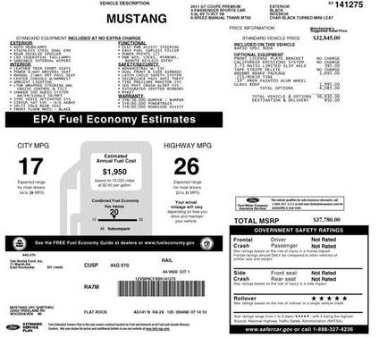 2011 Ford Mustang GT Premium