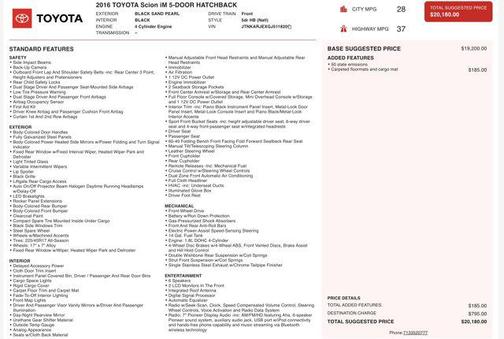 2016 Scion iM 5dr HB Man