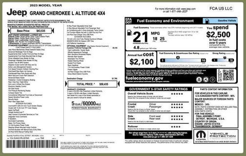 2023 Jeep Grand Cherokee L Altitude