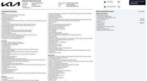 2023 Kia Niro Touring