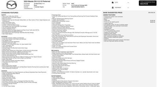 2024 Mazda CX-5 2.5 S Preferred Package