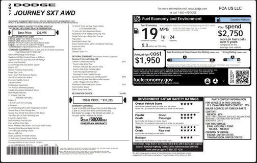 2017 Dodge Journey SXT