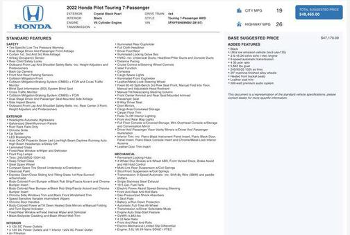 2022 Honda Pilot Touring 8-Passenger