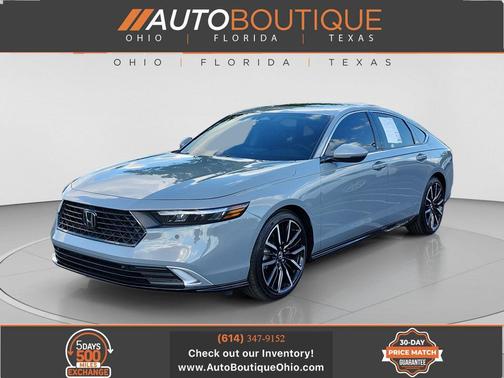 Gray 2025 Honda Accord Hybrid Touring