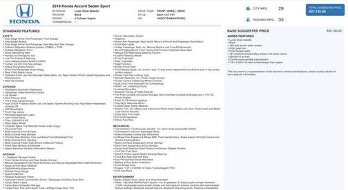 2019 Honda Accord Sport