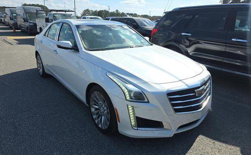 Crystal White Tricoat 2016 Cadillac CTS 2.0L Turbo Luxury