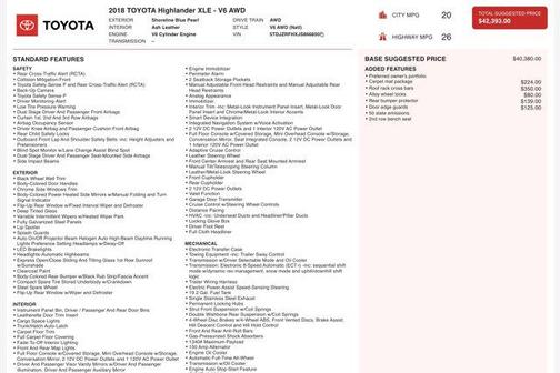 2018 Toyota Highlander XLE