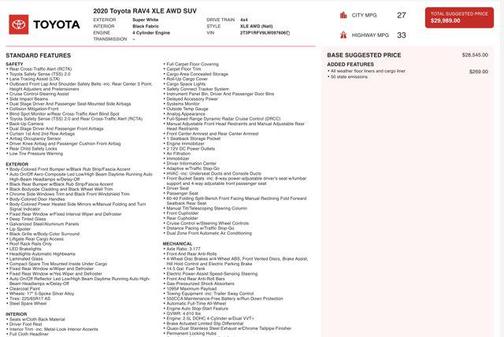 2020 Toyota RAV4 XLE