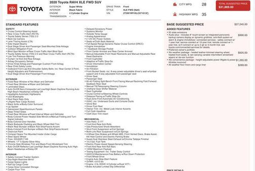 2020 Toyota RAV4 XLE