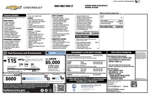 2023 Chevrolet Bolt EUV FWD LT