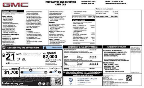 2022 GMC Canyon Elevation