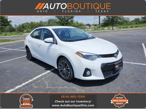 Super White 2015 Toyota Corolla S Plus