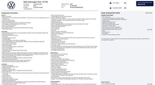 2022 Volkswagen Taos 1.5T SE